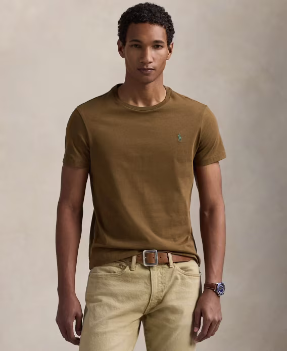 Polo Ralph Lauren Erkek Klasik Kesim Yuvarlak Yaka Tişört