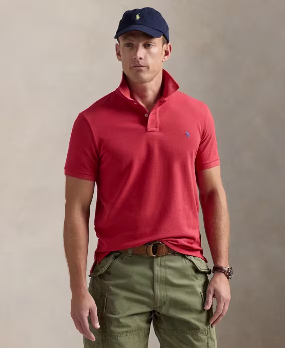 Polo Ralph Lauren Erkek Pamuklu Özel Slim Fit File Polo Tişört