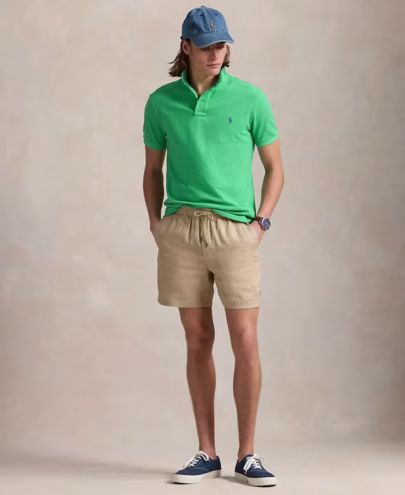 Polo Ralph Lauren Erkek Pamuklu Özel Slim Fit File Polo Tişört