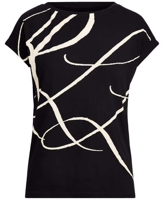 Lauren Ralph Lauren Logo Baskılı Kısa Kollu Üst