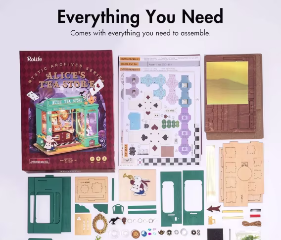 Rolife DIY Minyatür Ev Seti  Alice Çay Mağazası