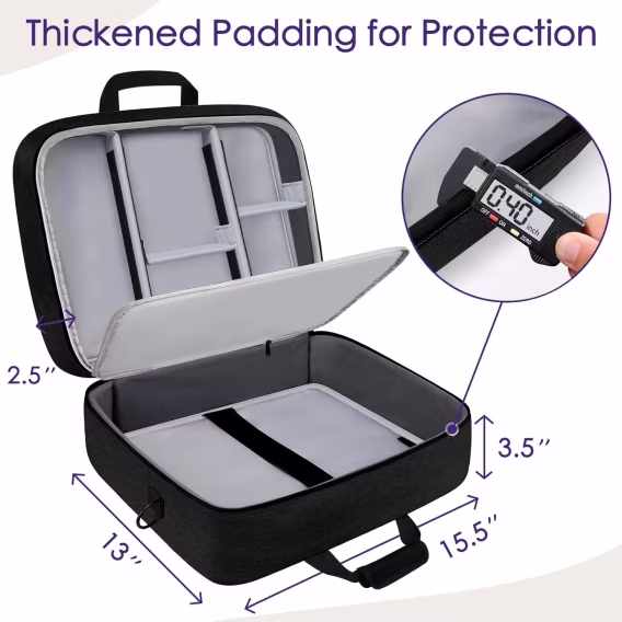 SNIGJAT 10mm Dolgulu Koruyucu DJ Mikser Çantası