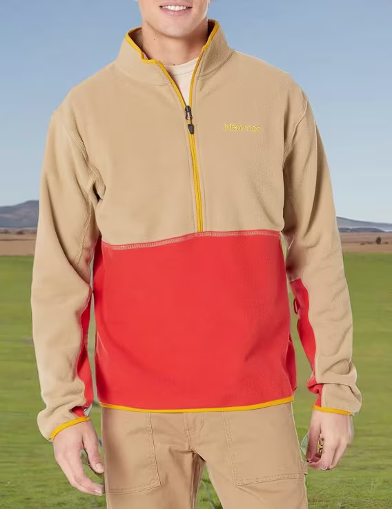 MARMOT Erkek Rocklin 1/2 Fermuarlı Polar Kazak Ceket