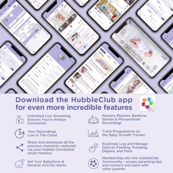 Hubble Nursery Pal Cloud 5" Hd WiFi Dijital Bebek Kamerası 
