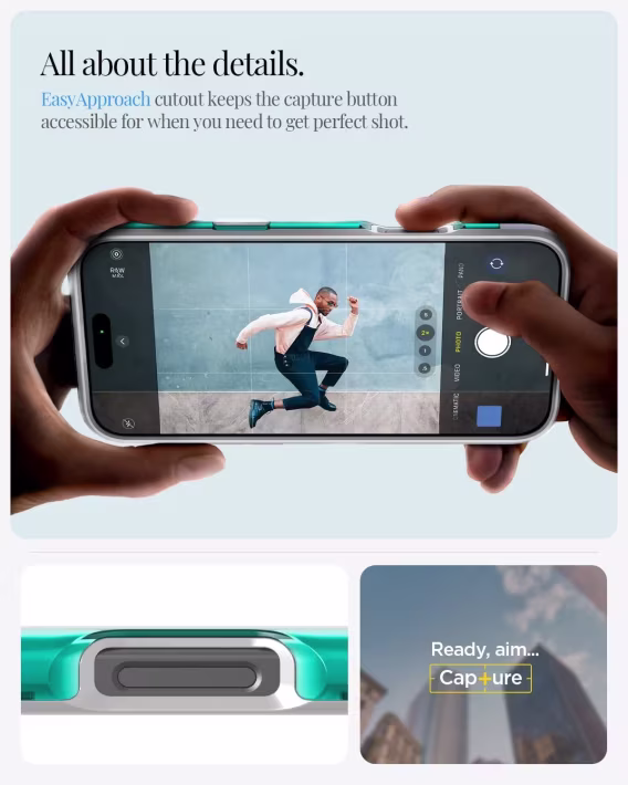 Spigen iphone 15 Pro Manyetik Klasik C1 MagFit Kılıf