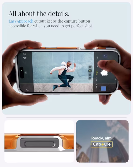 Spigen iphone 15 Pro Manyetik Klasik C1 MagFit Kılıf