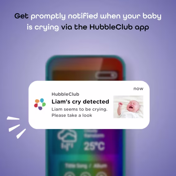 HUBBLE SkyVision Pro İkili AIGeliştirilmiş HD Akıllı Bebek Monitörü
