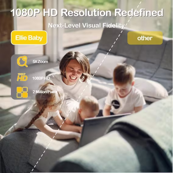 Ellie Baby Non Wifi Al Akıllı 5" Bebek Monitörü