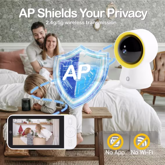 Ellie Baby Non Wifi Al Akıllı 5" Bebek Monitörü