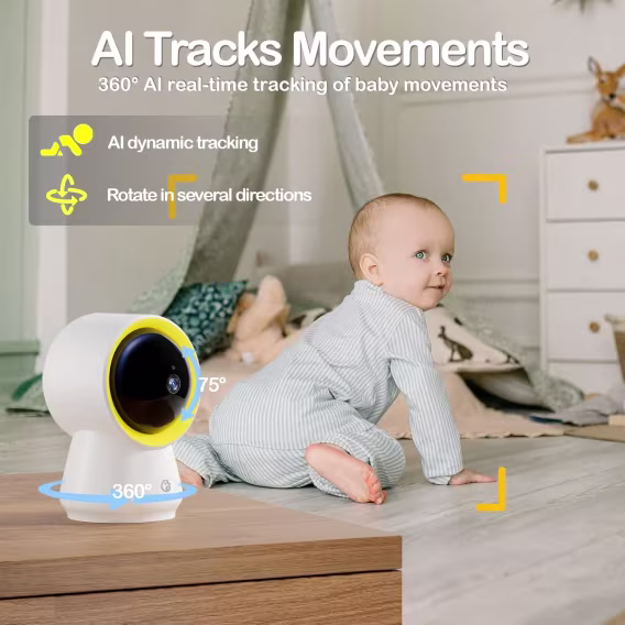 Ellie Baby Non Wifi Al Akıllı 5" Bebek Monitörü