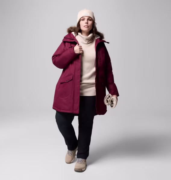 Columbia Kadın Büyük Beden Suttle Mountain™ Uzun Yalıtımlı Ceket