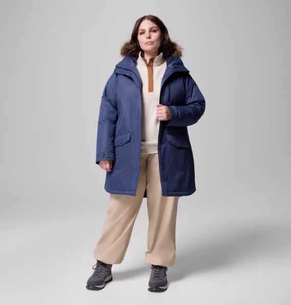 Columbia Kadın Büyük Beden Suttle Mountain™ Uzun Yalıtımlı Ceket