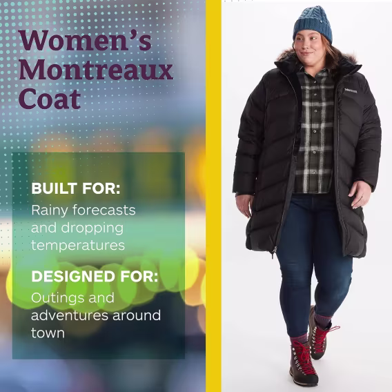 MARMOT Kadın Montreaux Tam Boy Şişme Mont