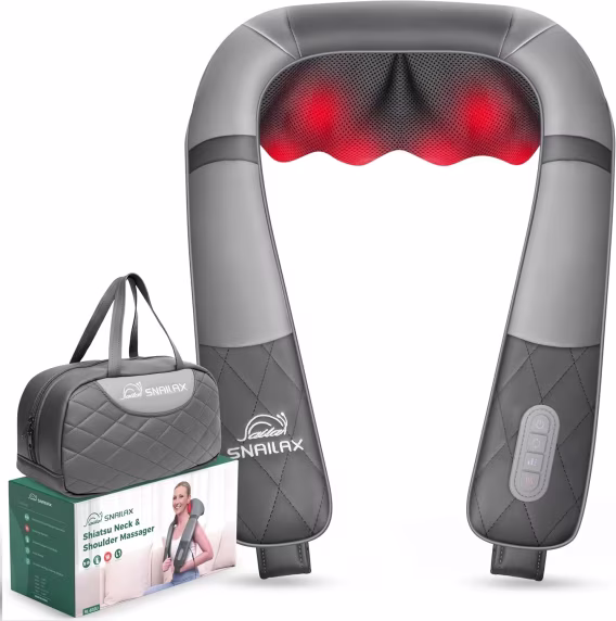 Snailax Shiatsu Boyun ve Omuz Masaj Aleti  SL-128B