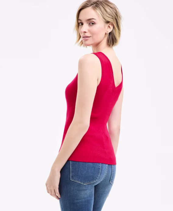 Tommy Hilfiger Kadın Tığ İşi Kenarlı Üst