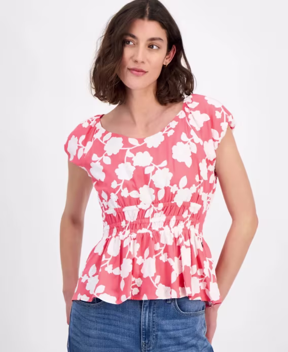 tommy-hilfiger-kadin-riviera-cicekli-kabarcik-kollu-peplum-ust-v-953445
