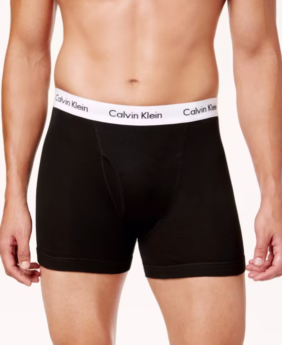 Calvin Klein Erkek 5'li Paket Pamuklu Klasik Boxer 