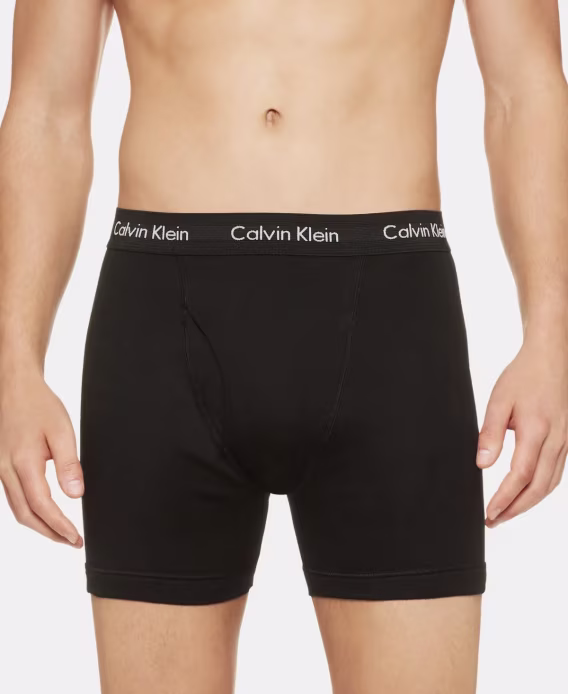 Calvin Klein Erkek 5'li Paket Pamuklu Klasik Boxer 