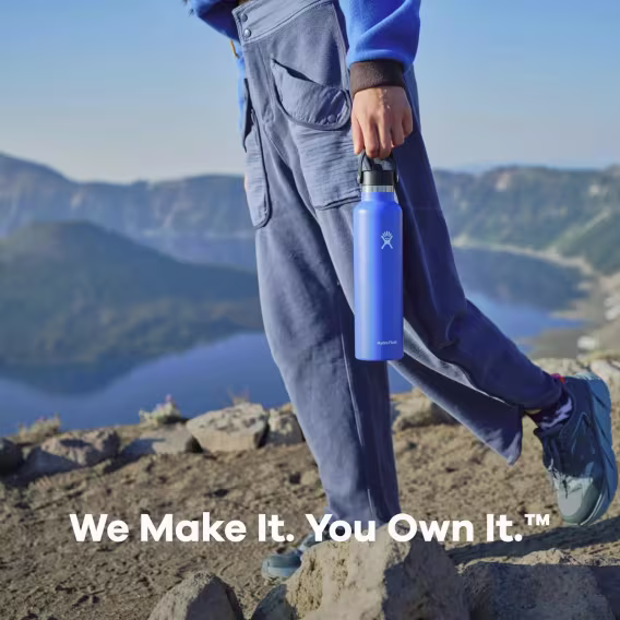 Hydro Flask Esnek Kapaklı veya Esnek Pipetli Standart Ağız Suyu Şişesi