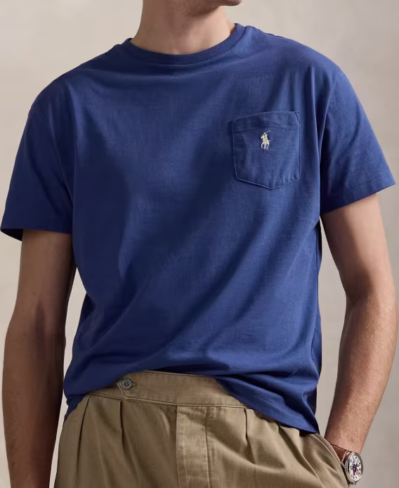 Polo Ralph Lauren Erkek Klasik Kesim Cepli Tişört