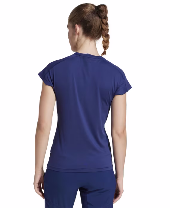 Adidas Kadın Antrenman Nem Emici Logo V Yaka Tişört