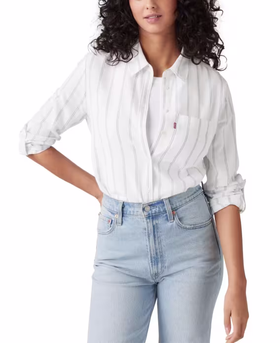 levis-kadin-darlene-yakali-on-dugmeli-gomlek-v-960713