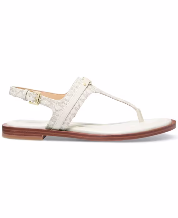 Michael Kors Mandy Logo Slingback Parmak Arası Terlik