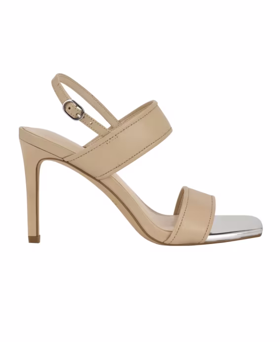 Calvin Klein Amour Çift Bantlı Slingback Stiletto Ayakkabı