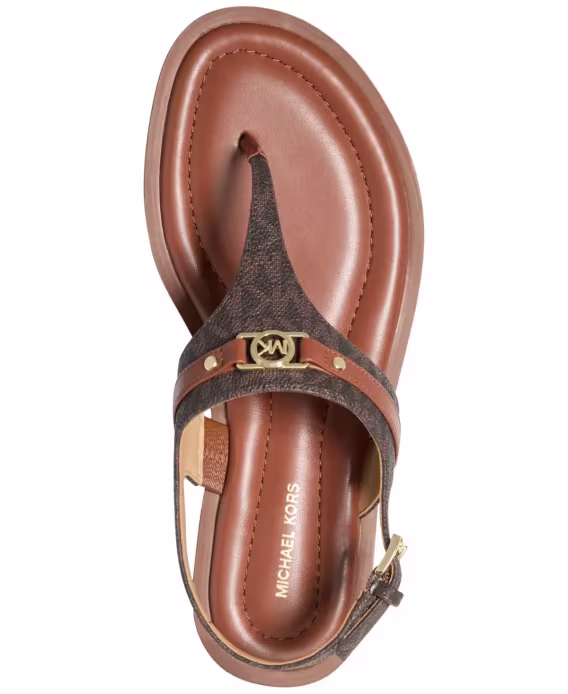 Michael Kors Mandy Logo Slingback Parmak Arası Terlik