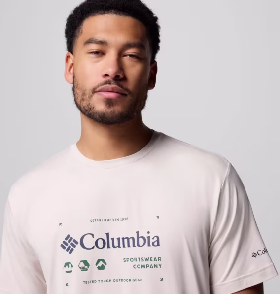 Columbia Erkek Kwick Hike™ Grafik Kısa Kollu Tişört