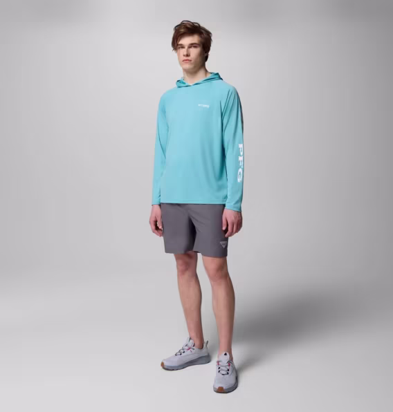 Columbia Erkek PFG Terminal Tackle™ Kapüşonlu Sweatshirt  Uzun Boy