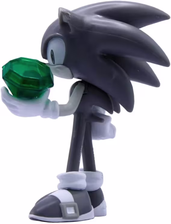 Just Toys LLC Sonic The Hedgehog Figürü, Siyah & Beyaz Sınırlı Sayıda Üretim