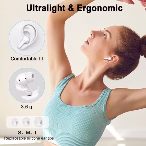 Rinsmola Bluetooth Kablosuz Kulaklık