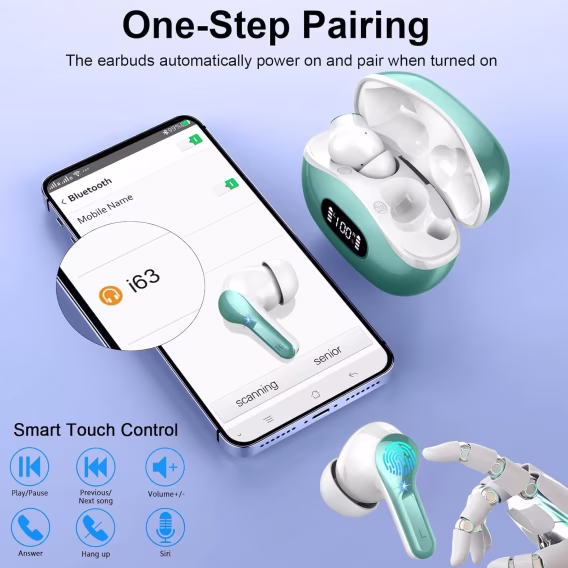 Rinsmola Bluetooth Kablosuz Kulaklık