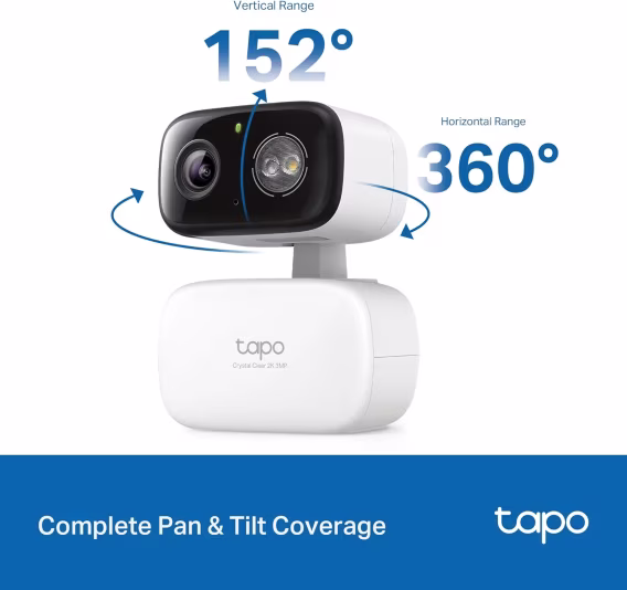 TPLink Tapo 2K Pan/Tilt Bebek Kamerası C210P2