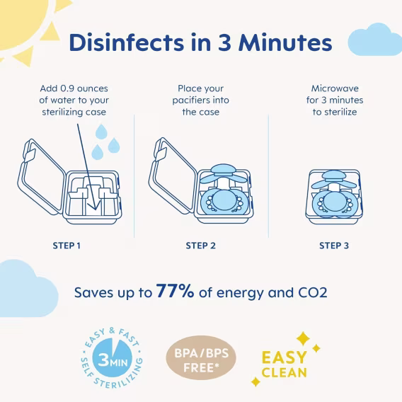 MAM Supreme Night Bebek Emziği Hassas Ciltler için 616 Ay - 2'li Paket