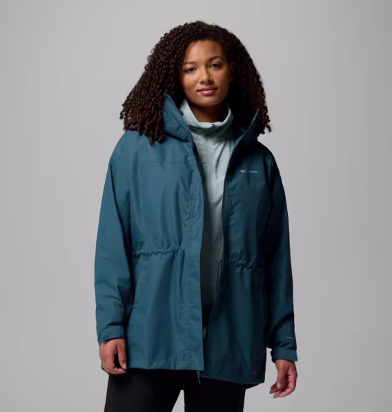 Columbia Kadın Hikebound™ II Uzun Mont  Büyük Beden