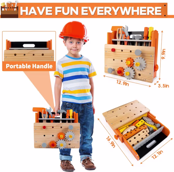 KIDWILL Çocuklar için Alet Seti