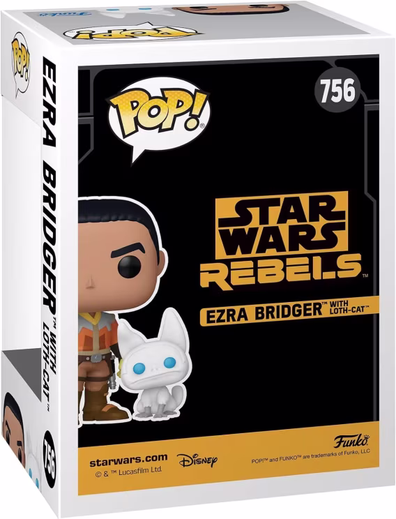 Funko Star Wars Rebels Ezra Bridger Loth Kedisi Figürü 