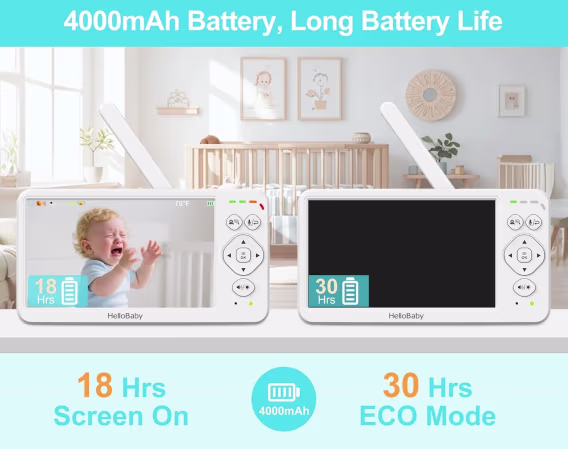 HelloBaby 3.2'' IPS Ekranlı Bebek Monitörü