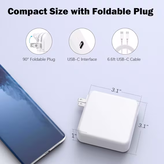 Blue Origin Macbook Pro 120W USB C Hızlı Şarj Adaptörü