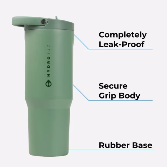 HydroJug Sport Paslanmaz Çelik Pipetli Bardak  0.9 L