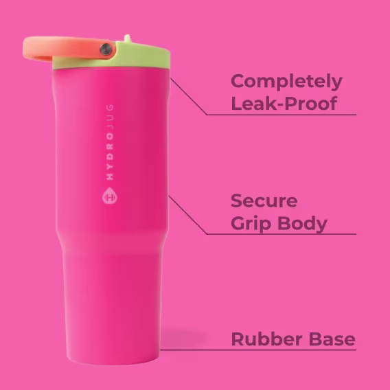 HydroJug Sport Paslanmaz Çelik Pipetli Bardak  0.9 L