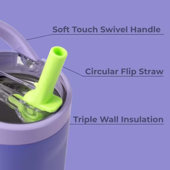 HydroJug Sport Paslanmaz Çelik Pipetli Bardak  0.9 L