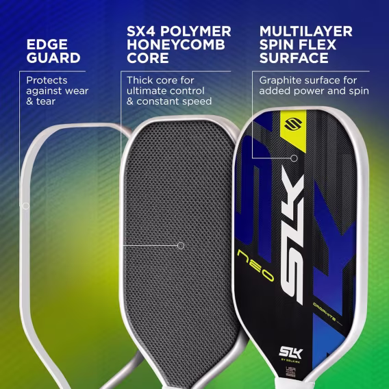 Selkirk Sport Pickleball Raket Seti 2'li  Yeşil/Mor/Grafit