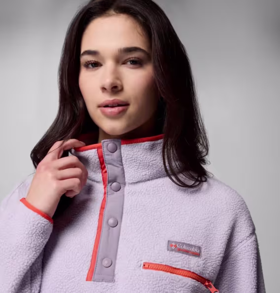 Columbia Kadın Helvetia™ II Kısa Yarım Çıtçıtlı Polar 