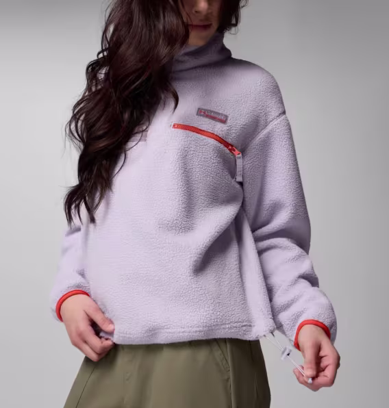 Columbia Kadın Helvetia™ II Kısa Yarım Çıtçıtlı Polar 