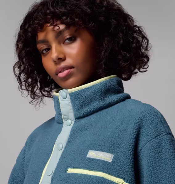 Columbia Kadın Helvetia™ II Kısa Yarım Çıtçıtlı Polar 