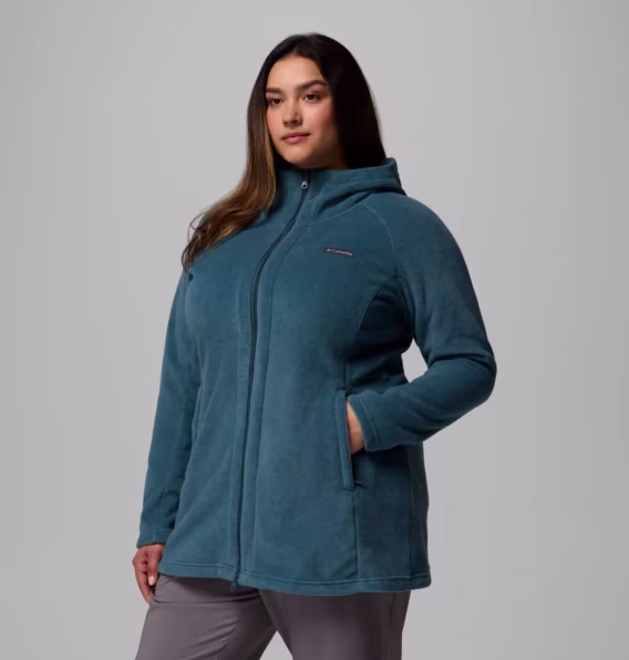 Columbia Kadın Benton Springs™ II Uzun Polar Kapüşonlu Polar  Büyük Beden