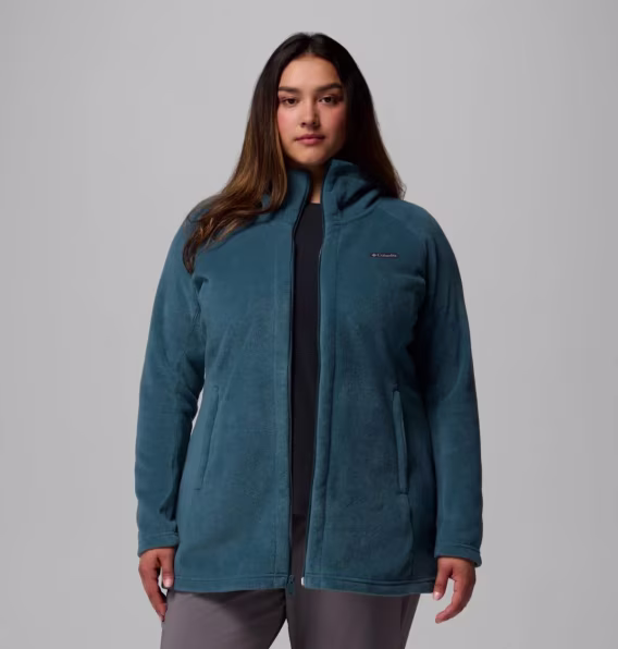 Columbia Kadın Benton Springs™ II Uzun Polar Kapüşonlu Polar  Büyük Beden